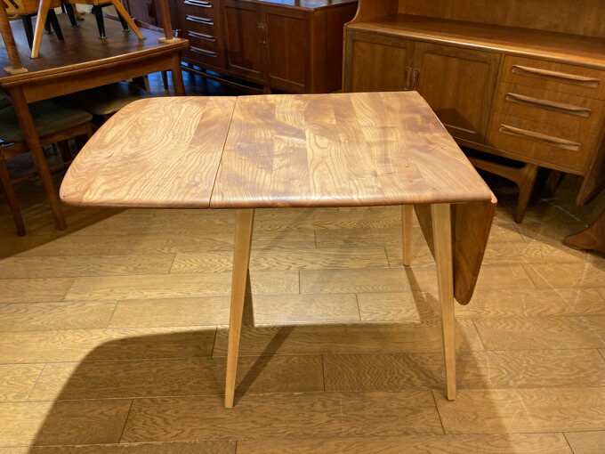 アーコール スクエア ドロップリーフ テーブル Ercol Square Drop Leaf