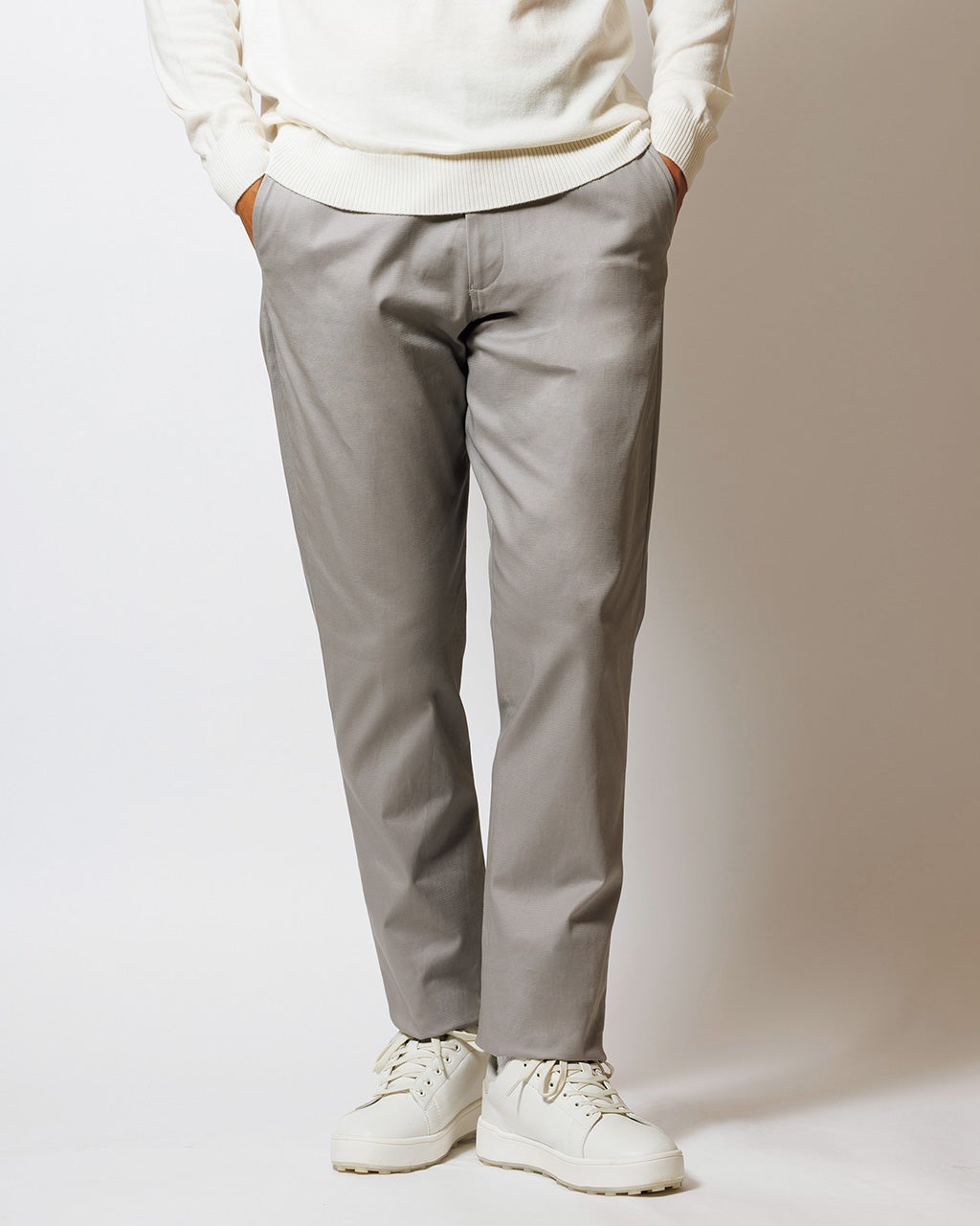 コットンストレッチチノパンツ/ノータック/DoCLASSE