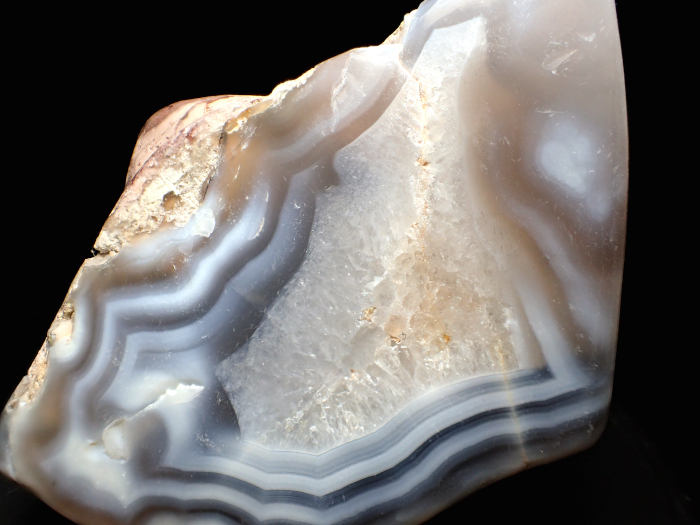 石川県那谷町産 水晶/瑪瑙 (Quartz / Agate / Japan) - 鉱物標本販売店