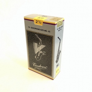 バンドレン アルトサクソフォンリード V12(銀箱)EXT処理「ドルチェ楽器