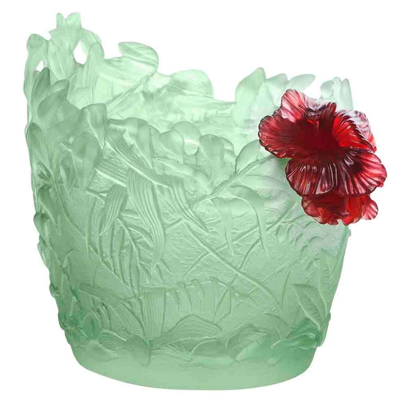 3645 未使用 Daum ドーム パートフォヴェール ガラス クリスタル 3645