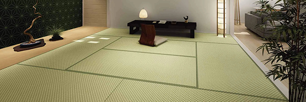 表替え 銀白 市松（ぎんぱくいちまつ）シリーズ｜DAIKEN和紙畳の公式