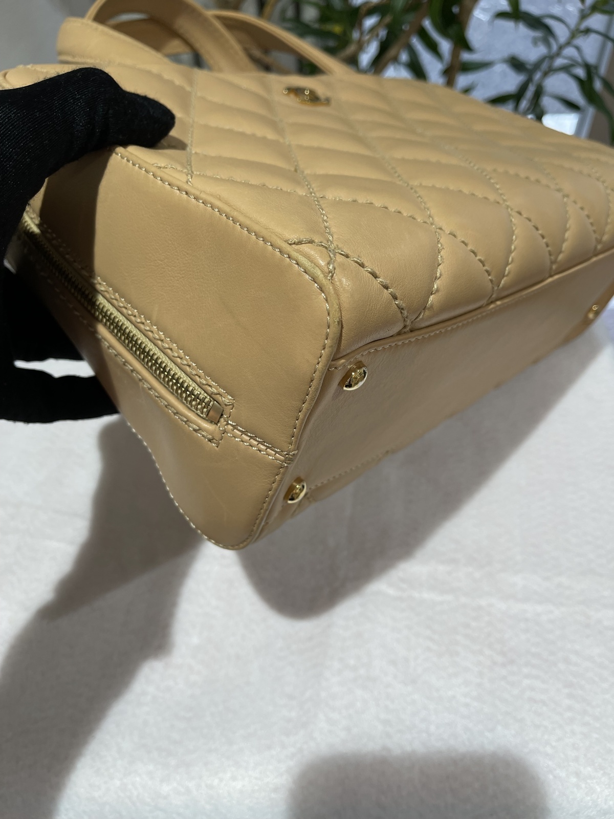 mumu 未使用 CHANELシャネル 水色レザー 手帳 希少色 mumu 未使用