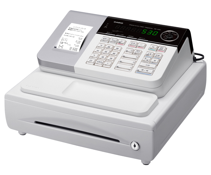 CASIO 電子レジスター TE-400 ホワイト 初期設定サービス