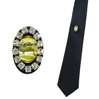 ドイツ 楕円大型 100g】ブランデンブルク門 スワロフスキー装飾付 7662