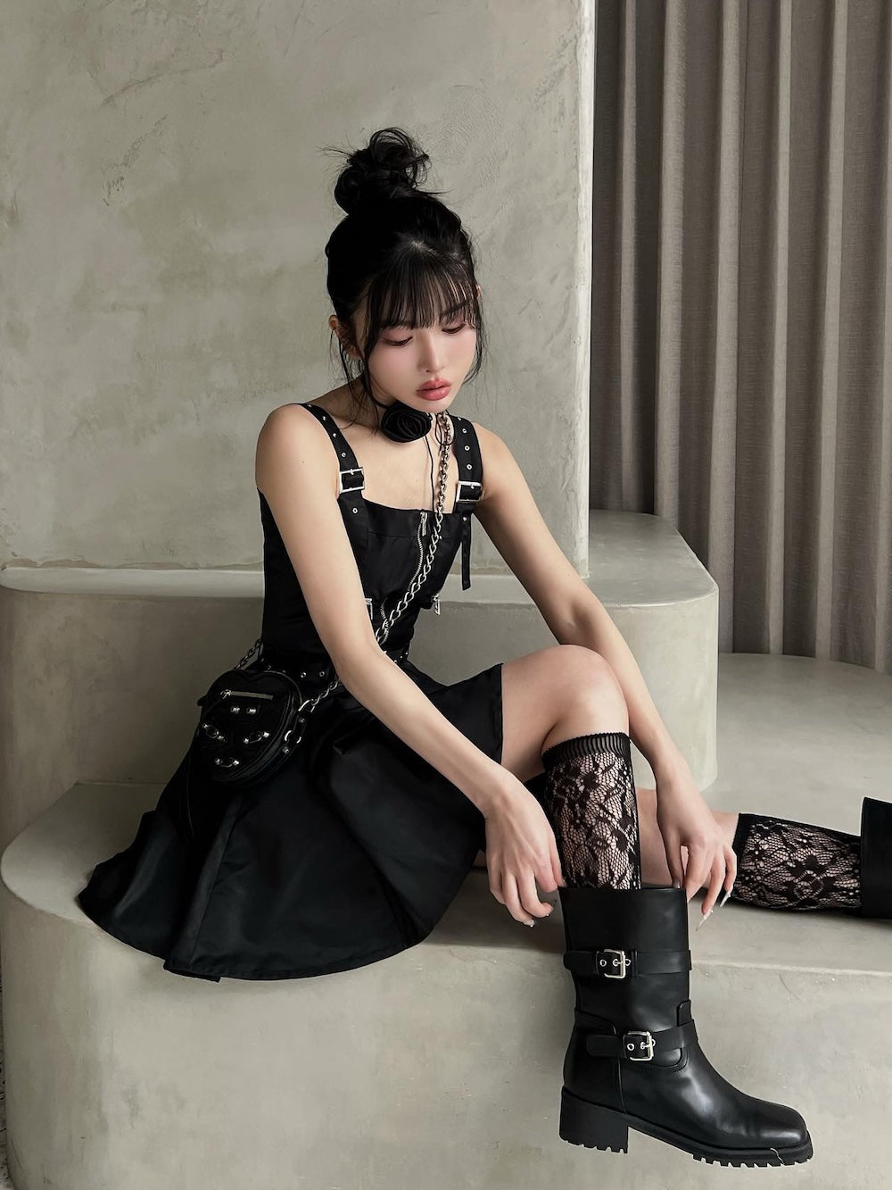 ナイロンジャンパーミニワンピース – Darich (ダーリッチ)