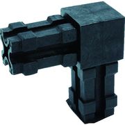 25mmアルミフレーム用ジョイント 2方向 穴付き AFB-2W-H TRUSCO