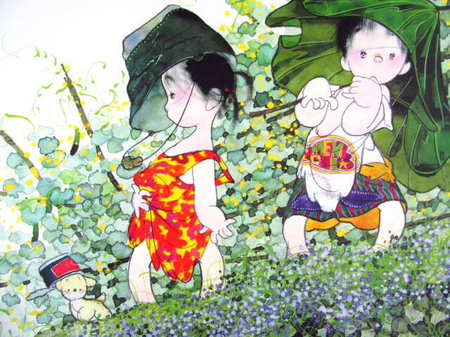 中島潔 【夏のバス停】 レフグラフ 保証書有り 【公式通販】