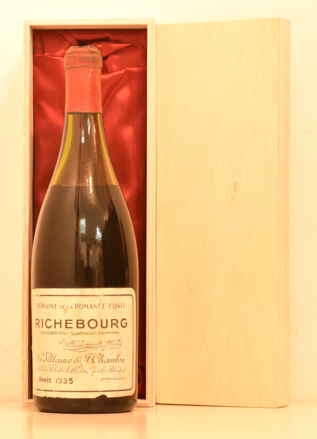 DRC Richbourg リシュブール 2013 空ボトル コルクなし 【公式通販】