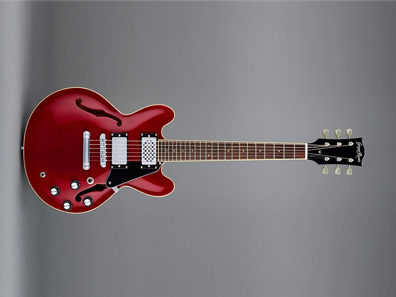 GrassRoots／G-SA-MINI】521mmスケールのスピーカー内蔵セミアコ