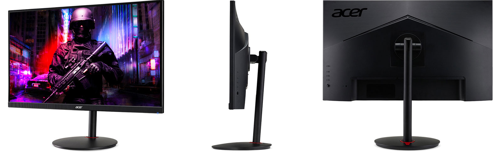 The Acer XV282K KV appears with a 4K 28-inch IPS display, 144Hz