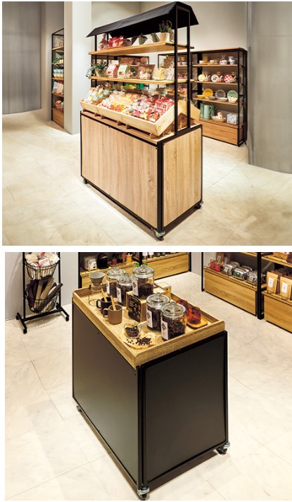 展示台 陳列展示台 組立不要 折りたたみ 長さ4-5高さ1.5m 持ち運び可能