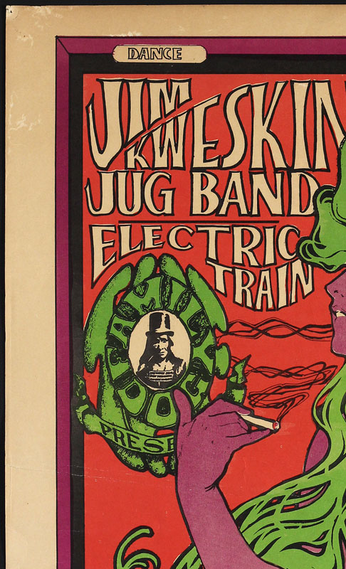 FD #29-1 1966 Jim Kweskin Family Dog Poster Mouse Studios Girl