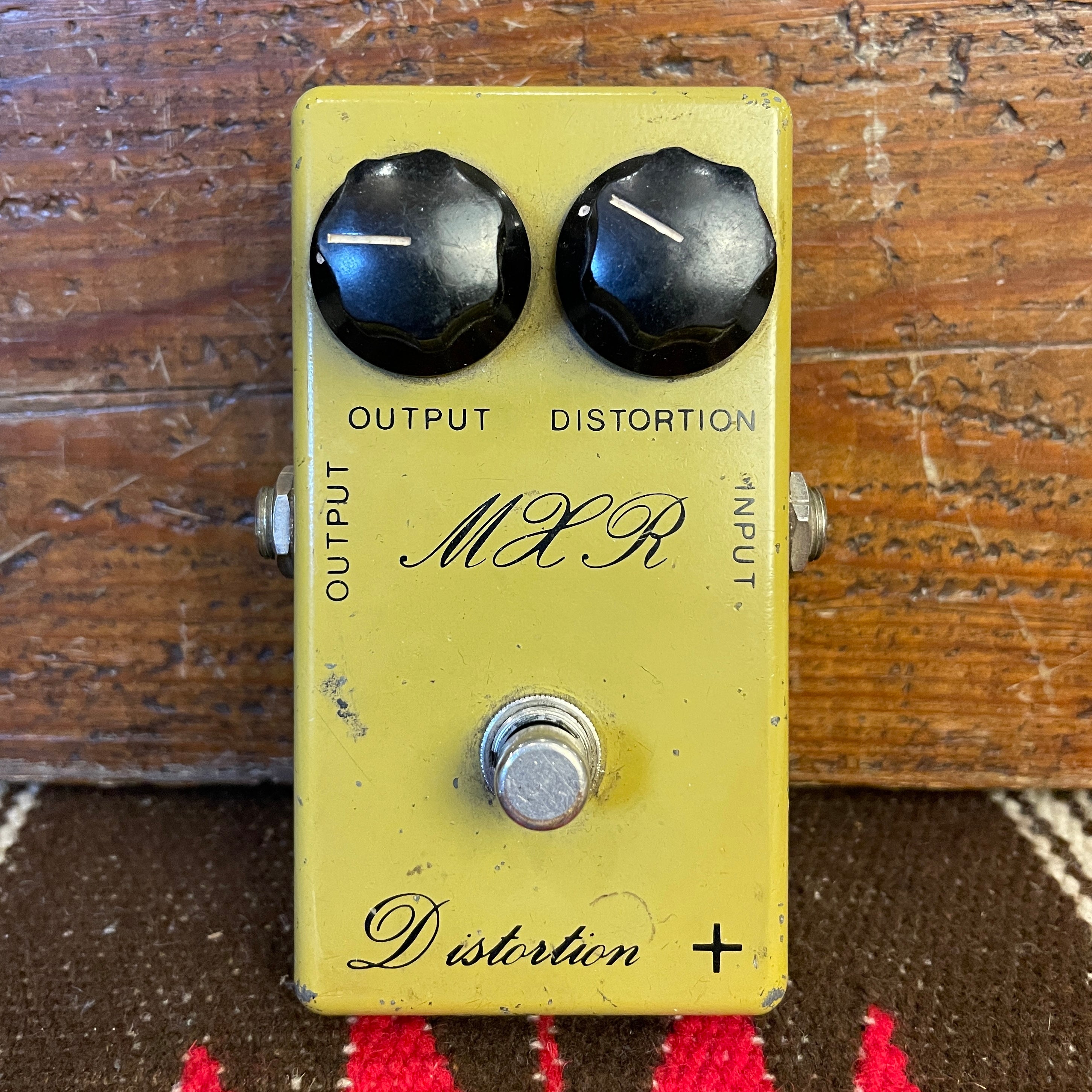 1976 Vintage MXR Distortion + Script Logo Distortion Plus