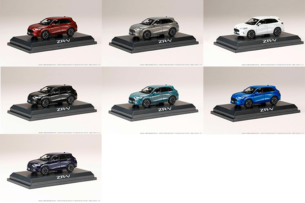 ZR-V 1/43スケールミニカー ホンダ新型「ZR-V」の発売前にミニカーの