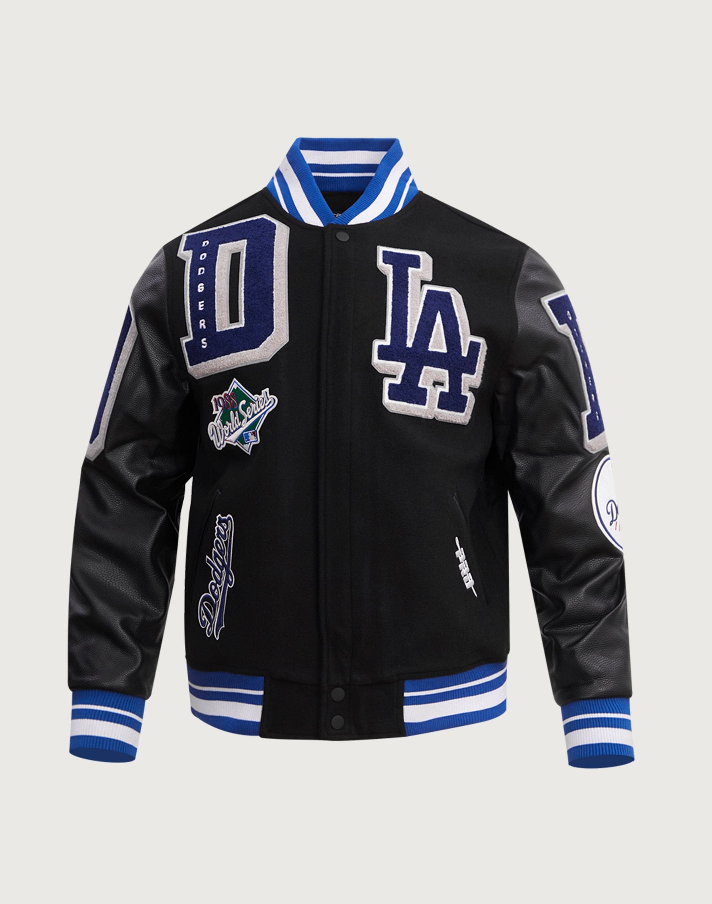 ずっと真夜中でいいのに。 VARSITY JACKET(Navy) L ずっと真夜中でいい