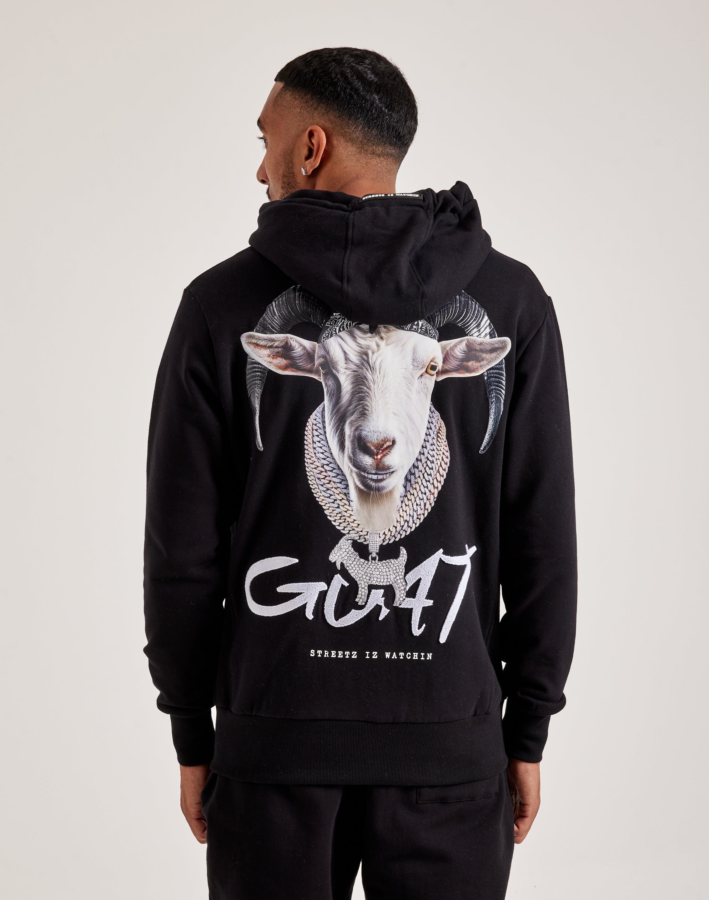 Streetz Iz Watchin Goat Full-Zip Hoodie – DTLR