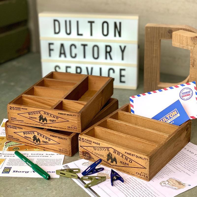 DULTON ONLINE SHOP | WOODEN BOX FOR POSTCARDS NATURAL: ホーム用品