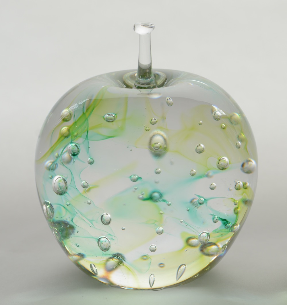 あづみ野ガラス工房 工房作品】 りんごの結晶（大）