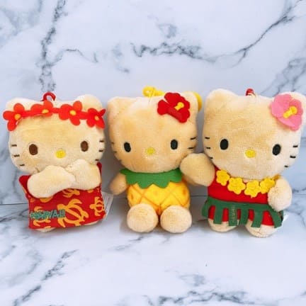 激レア！！日焼けキティ ハワイ限定 ゴルフ 根付け ストラップ 入手