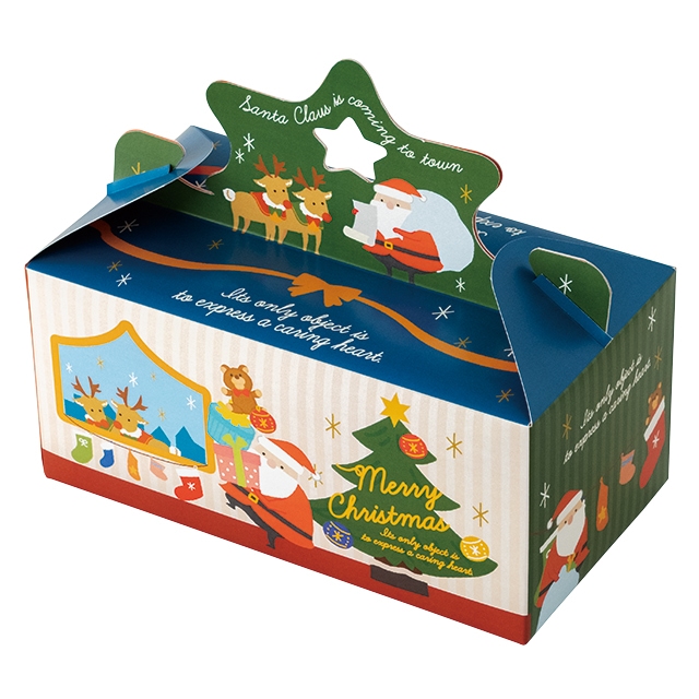 クリスマスチャビーサンタギフトボックス-1(W165×D90×H140(75