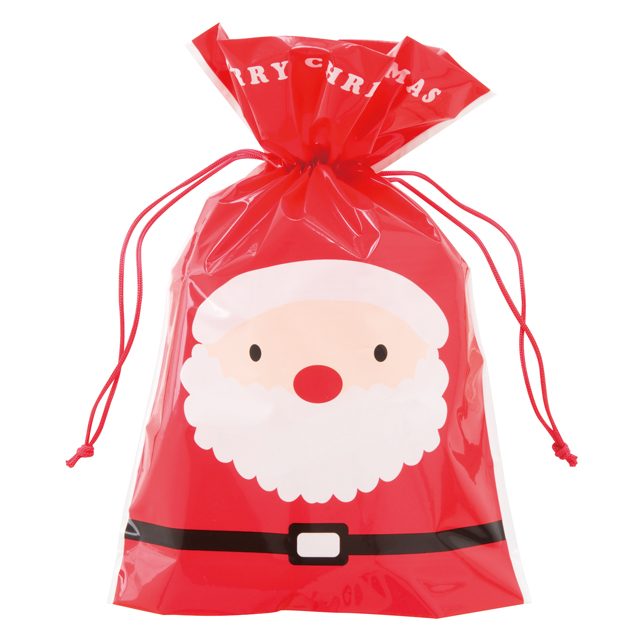 クリスマスハッピーサンタ&スノーマン巾着バッグ-3(W230×D60×H345