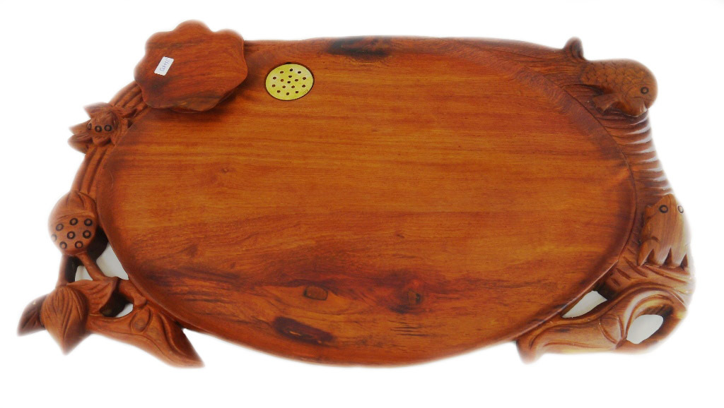 中国茶具】本格功夫茶用 原木茶盤 工芸茶盤 中国茶・中国茶器など厳選