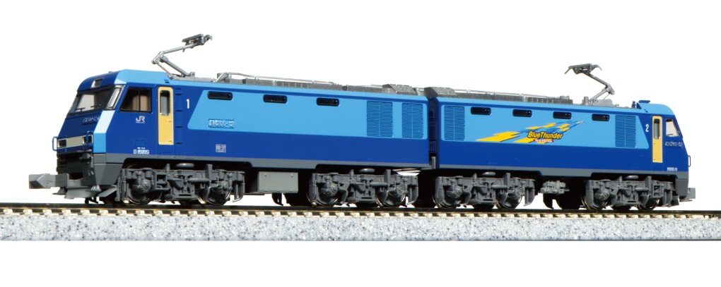 電気機関車EH200 kato コキ貨物車両付き