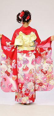 コラボ振袖 AMIAYA×紅一点 金駒 金彩 身丈175cm 身幅ゆったりめ