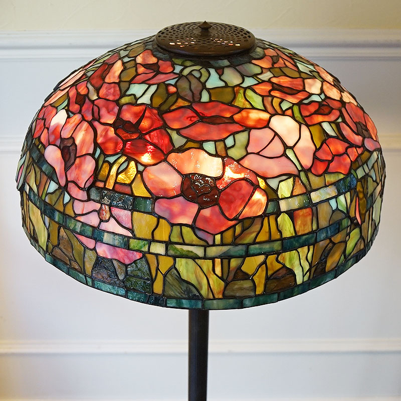 ステンドグラス ランプ ティファニー調 アンティーク 照明 葡萄柄 大小