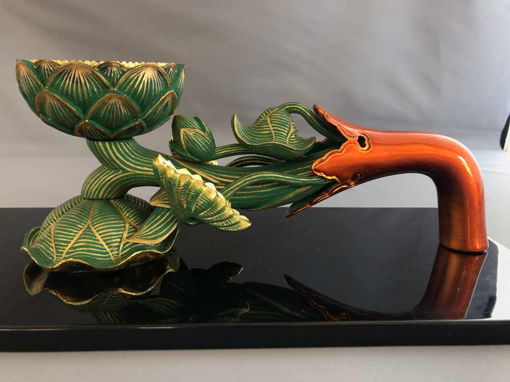 商品紹介｜持蓮華 本山型【金白檀柄】｜｜ 法要用品｜喜昌は寺院用荘厳