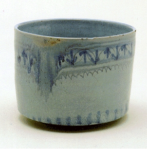 祥瑞洲浜茶碗 写 平安吉兆 呉須祥瑞 染付 茶碗 共箱 茶道具 明時代