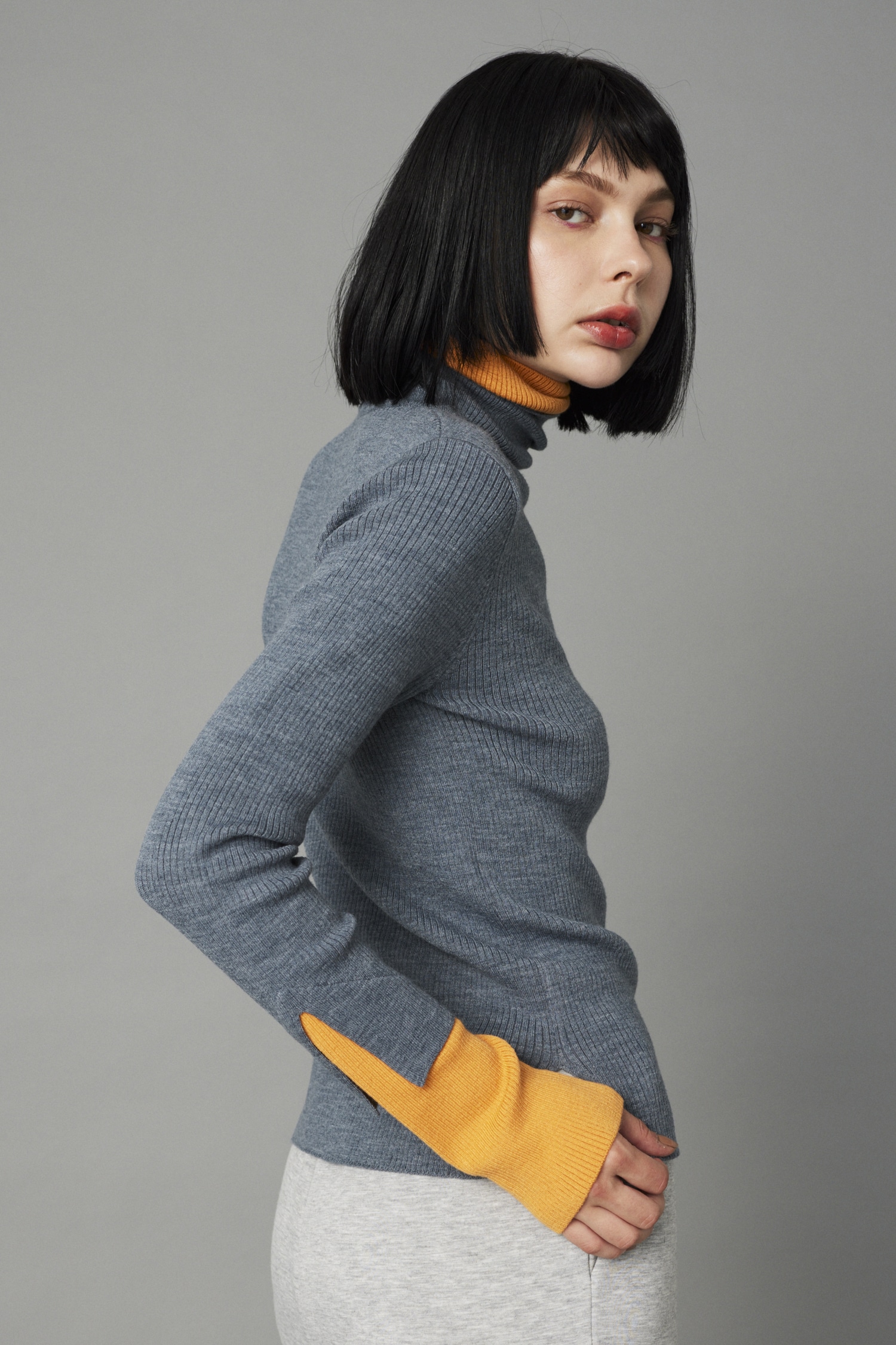 HeRIN.CYE | Double cuff tops (ニット ) |SHEL'TTER WEBSTORE