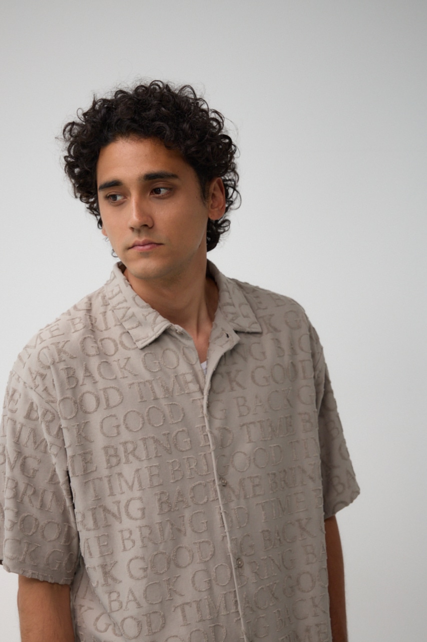 AZUL BY MOUSSY | 総柄パイルジャガードシャツ (シャツ・ブラウス