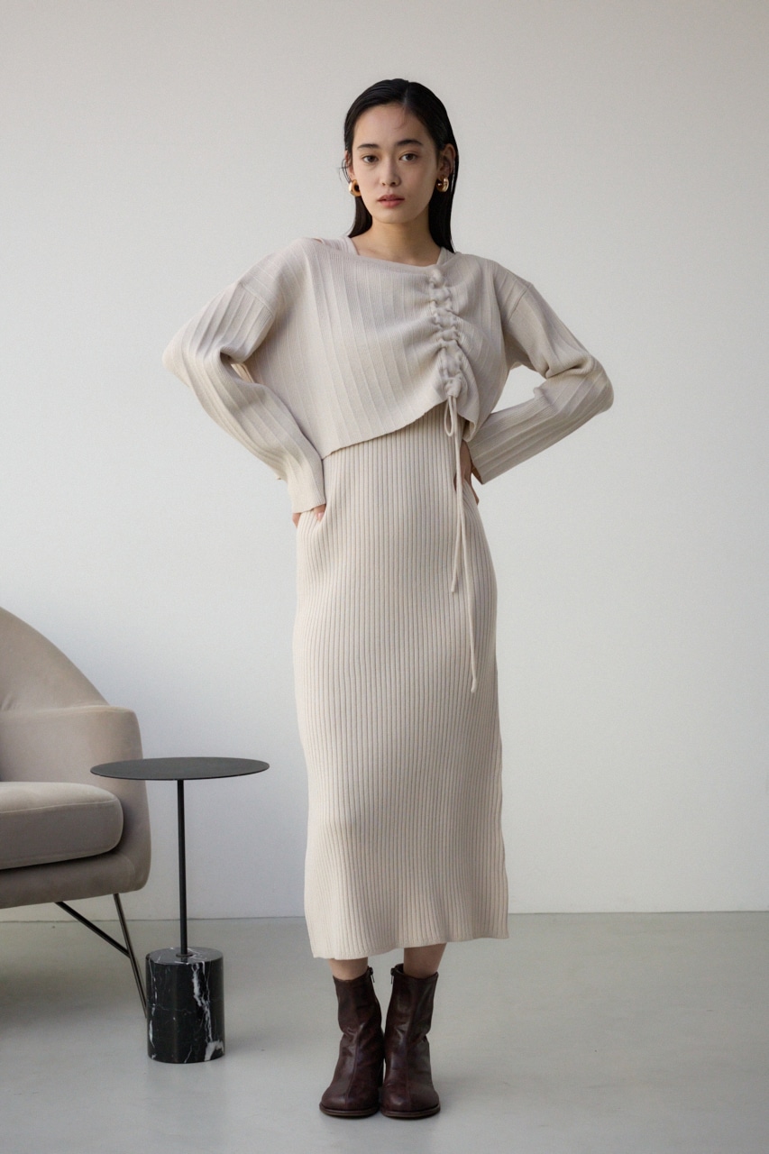 AZUL BY MOUSSY | レイヤードセットニットワンピース (ワンピース