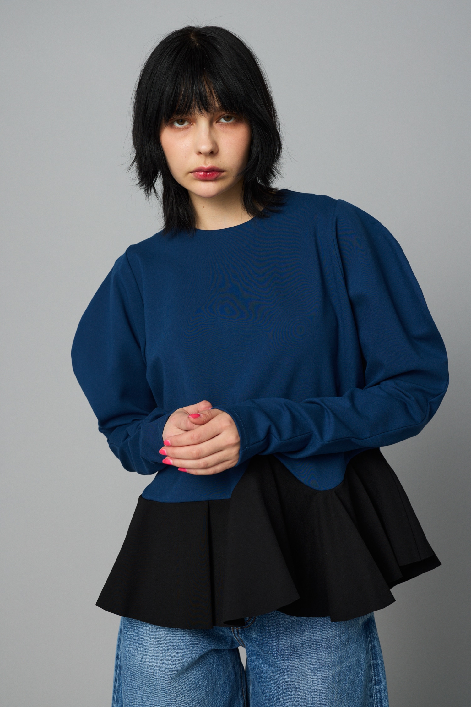 HeRIN.CYE | Ponte peplam tops (シャツ・ブラウス ) |SHEL'TTER WEBSTORE