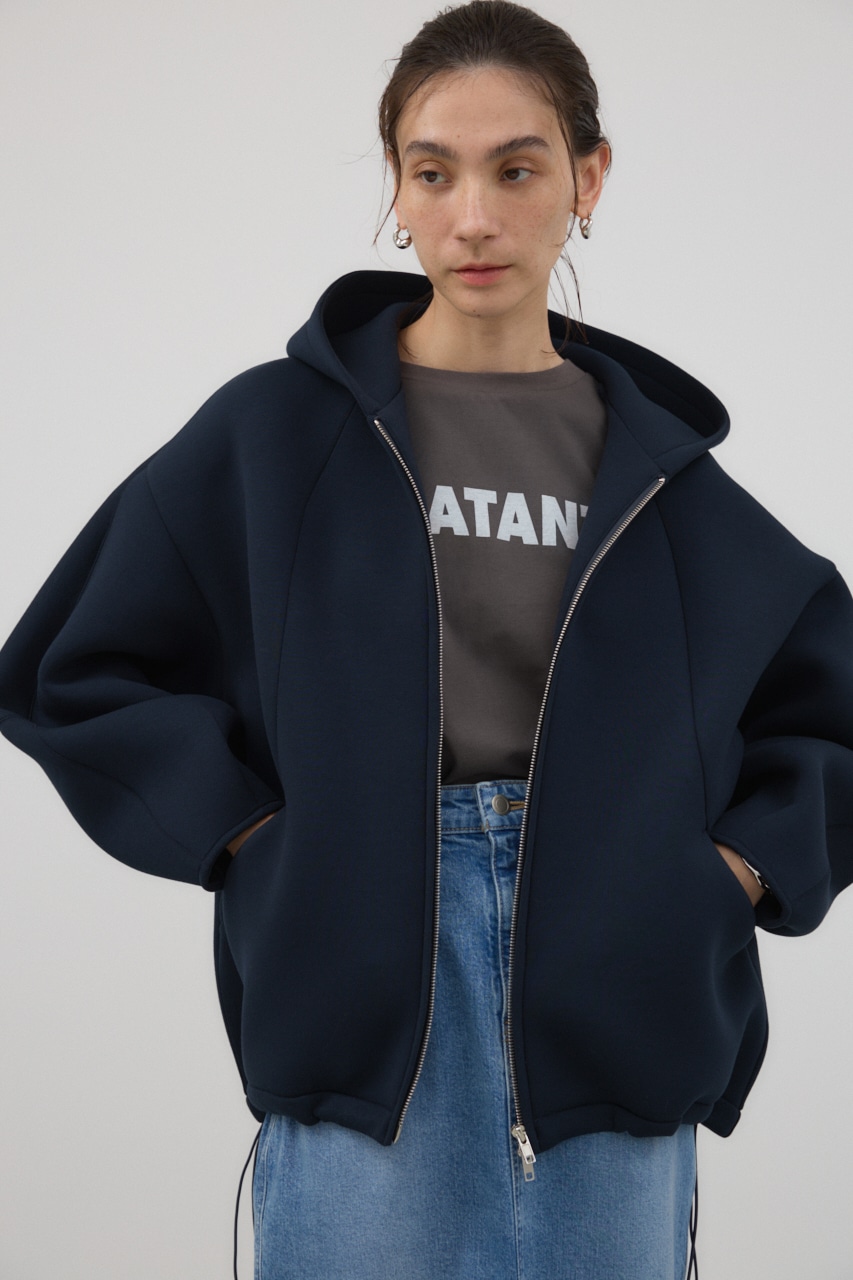 crie conforto | フォルムダンボールパーカー (スウェット・パーカー