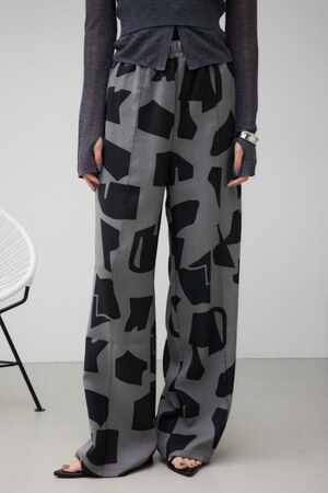 AZUL BY MOUSSY | ジオメトリックパターンワイドパンツ (パンツ