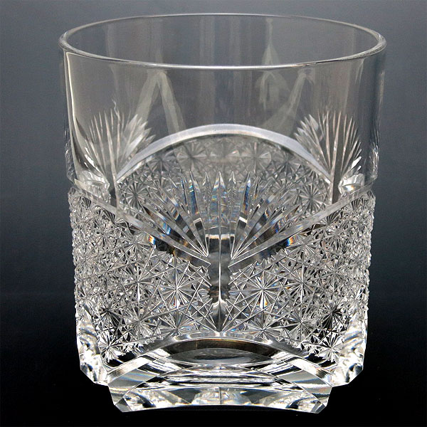 希少 切子 クリスタル カット ガラス バスケット 鉢 オブジェ 置物