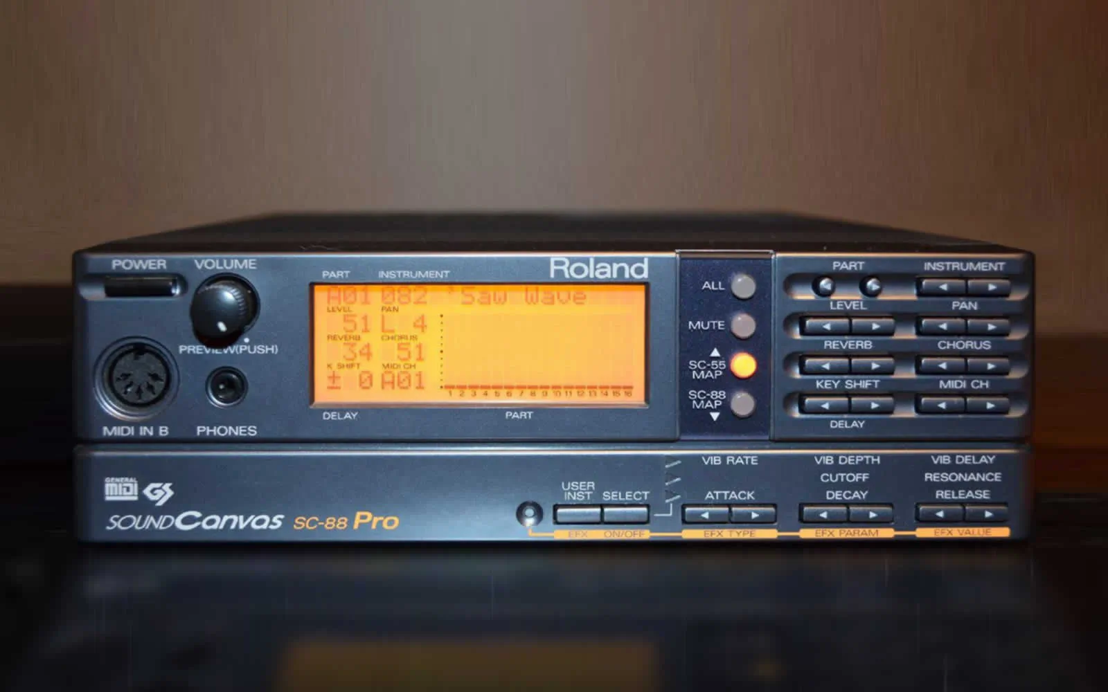 Roland SC-88 Pro 音源モジュール Roland サウンドキャンバス SC-88ST
