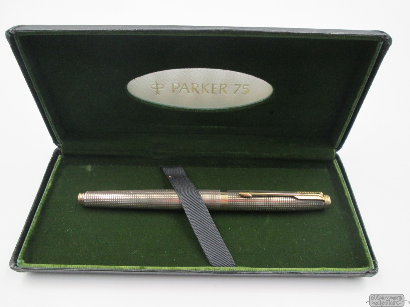Parker 75 Cisele Sterling Silver Vermeil 1970s 14k Gold Nib | El