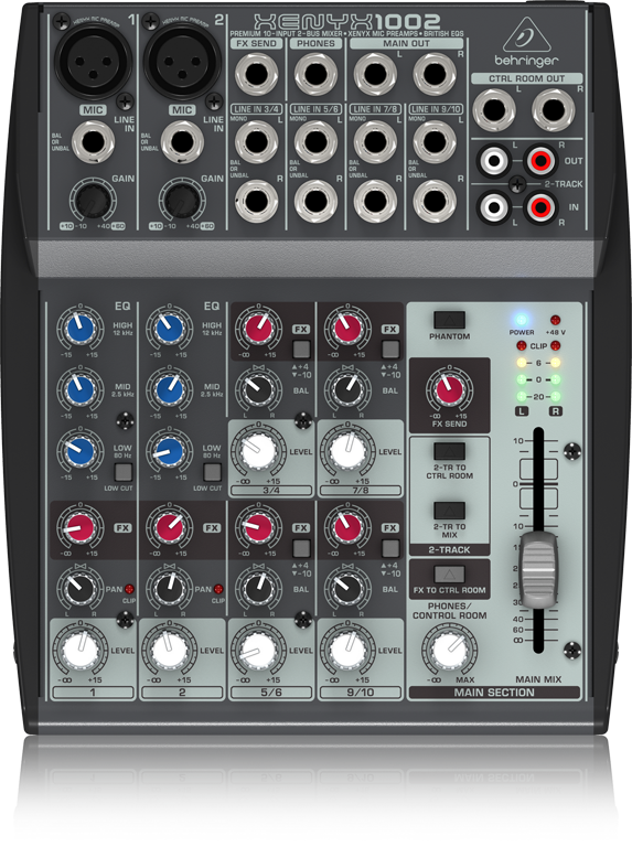 1002 XENYX - 製品一覧 - ベリンガー公式ホームページ