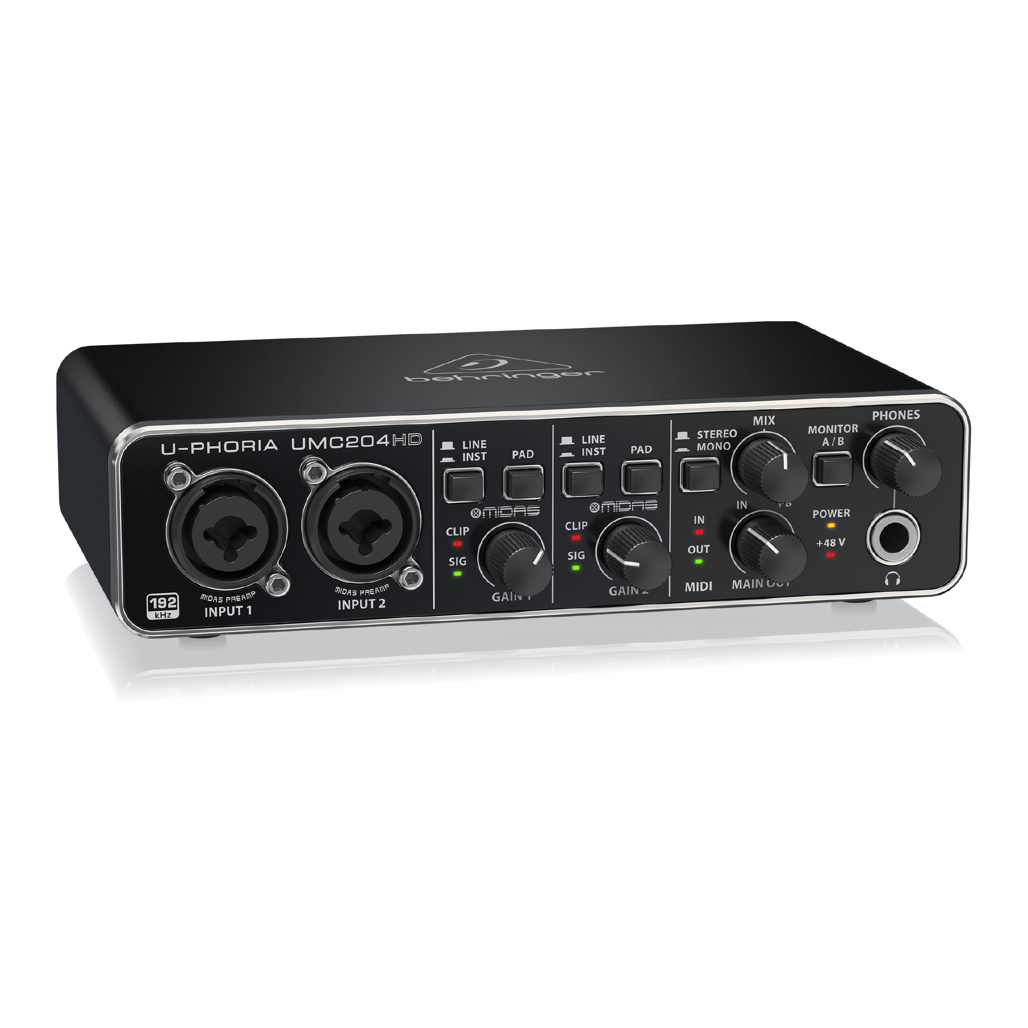 BEHRINGER UMC204HD U-PHORIA DTM・DAW behringer U-PHORIA UMC204HD