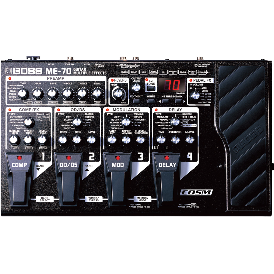 BOSS ME-70 Multi Effects Pedal - Elevated Audio