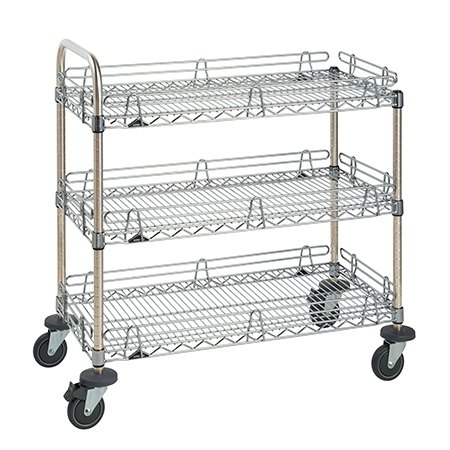 落下防止カート1型 ワイヤーシェルフ｜エレクター株式会社