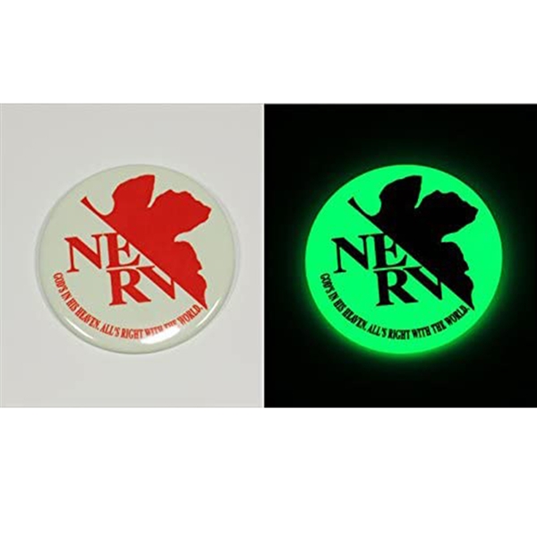 エヴァンゲリオン 高発光ネルフ缶バッジ（グルーヴガレージ）