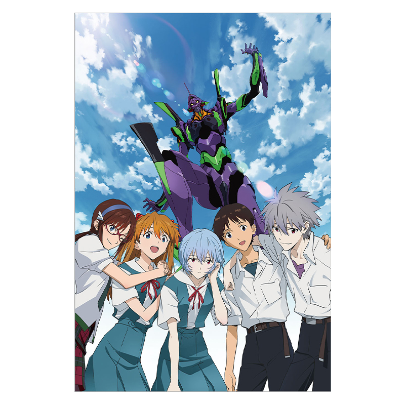 匿名配送 エヴァンゲリオンストア 大判マルチクロス ラジオ 缶バッジ 3