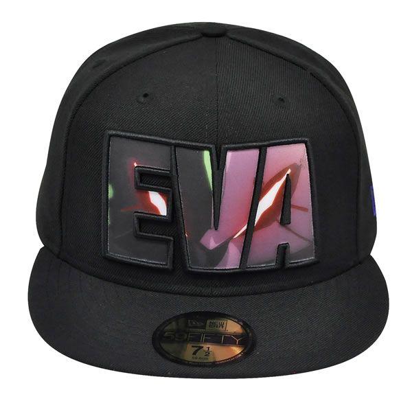 EVA×NEW ERA 59Fifty Cap 初号機文字(60.6cm(7-5/8サイズ
