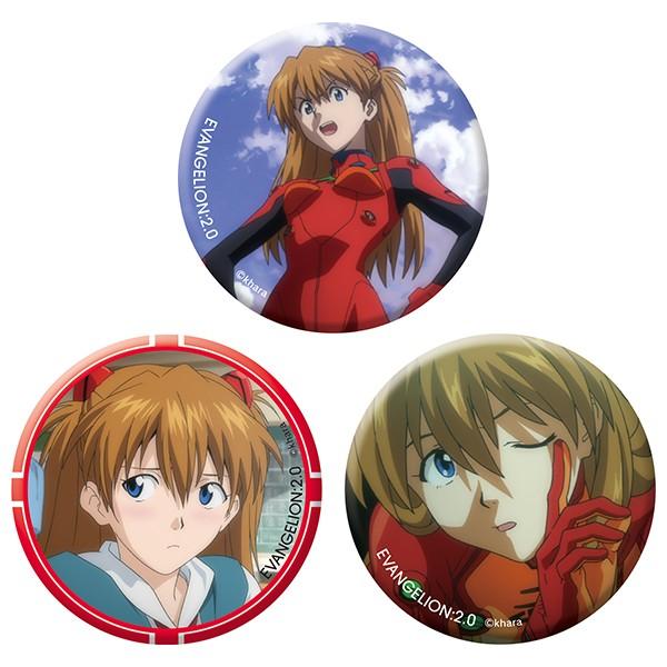 新品未開封 エヴァンゲリオン 缶バッジコレクション アスカ 10個入 2個