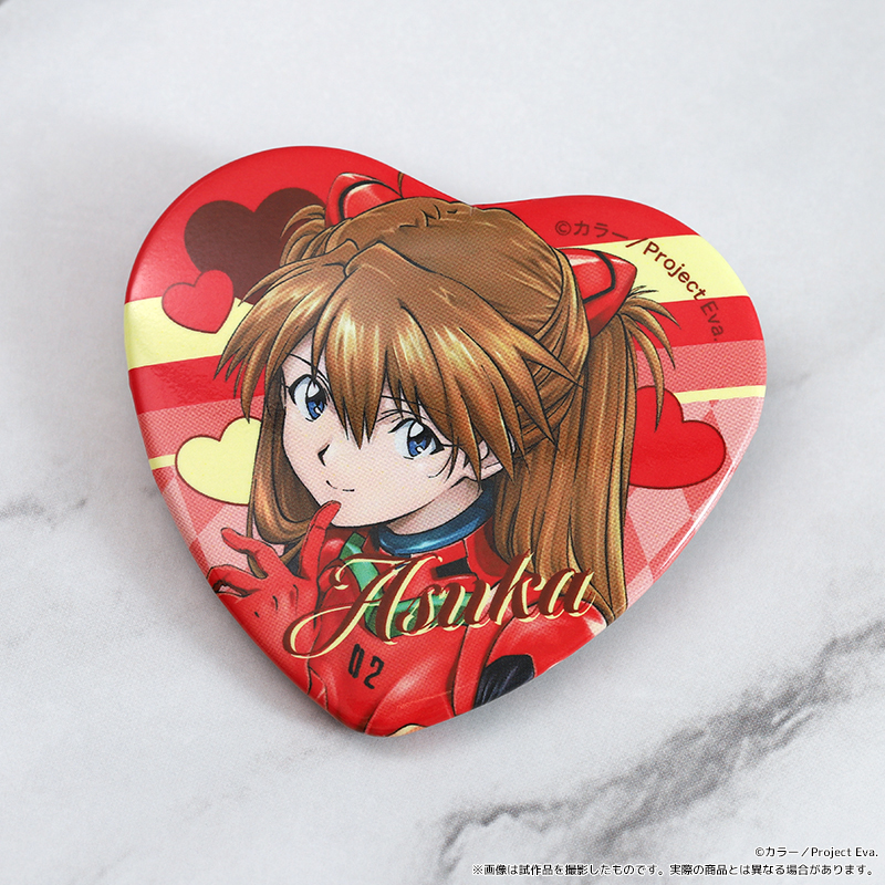 EVA STOREオリジナル ハート形缶バッジセット／NEON GENESIS